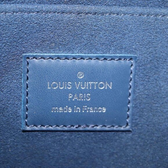 LOUIS VUITTON Epi Pochette Jules GM Clutch Bag Blue - Picture 9 of 16